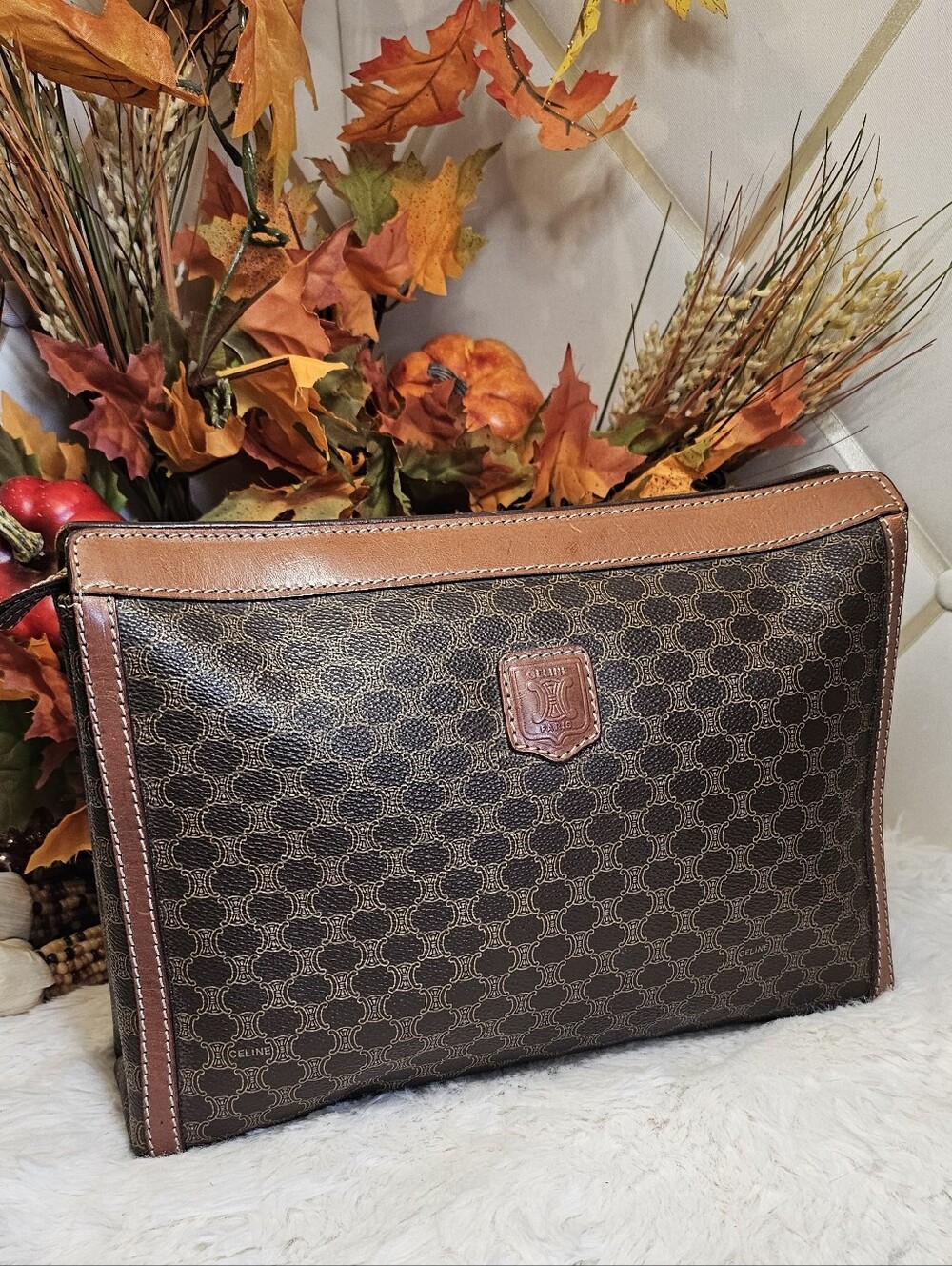 Celine Macadam Clutch Bag